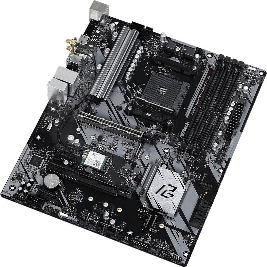 ASRock B550 Phantom Gaming 4/ac Desktop Motherboard - AMD B550 Chipset - Socket AM4 - ATX | SKU MB-B550PGA