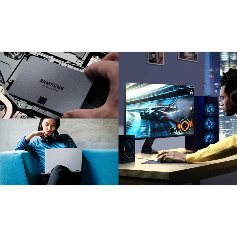 Samsung 870 QVO MZ-77Q8T0B/AM 8 TB Solid State Drive - 2.5" Internal - SATA (SATA/600) | SKU MZ-77Q8T0B