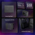 Cooler Master NR200 Mini-ITX PC Case, SFX PSU Support Only, No ATX PSU Support, Horizontal GPU Mount, 330mm GPU Clearance, 280mm Radiator Support, Up to 6X 120mm Fans, Compact ITX Chassis, Black | SKU CA-NR200K0