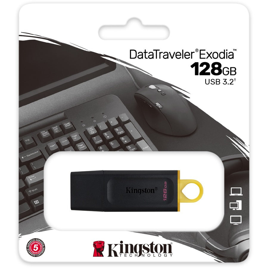 Kingston 128GB USB3.2 Gen1 DataTraveler Flash Drive