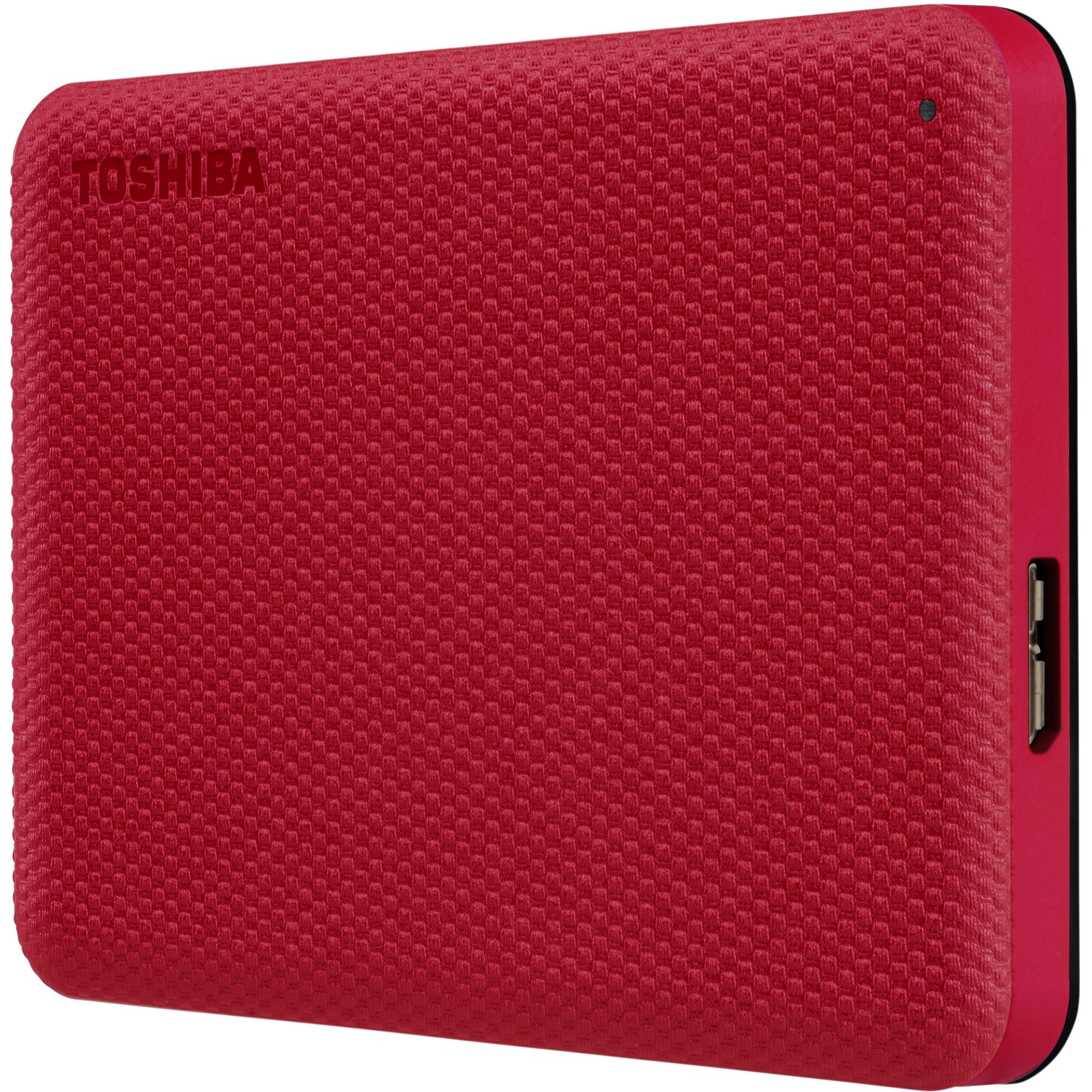 Toshiba Canvio Advance HDTCA20XR3AA 2 TB Portable Hard Drive - External - Red | SKU TCA20XR3AA