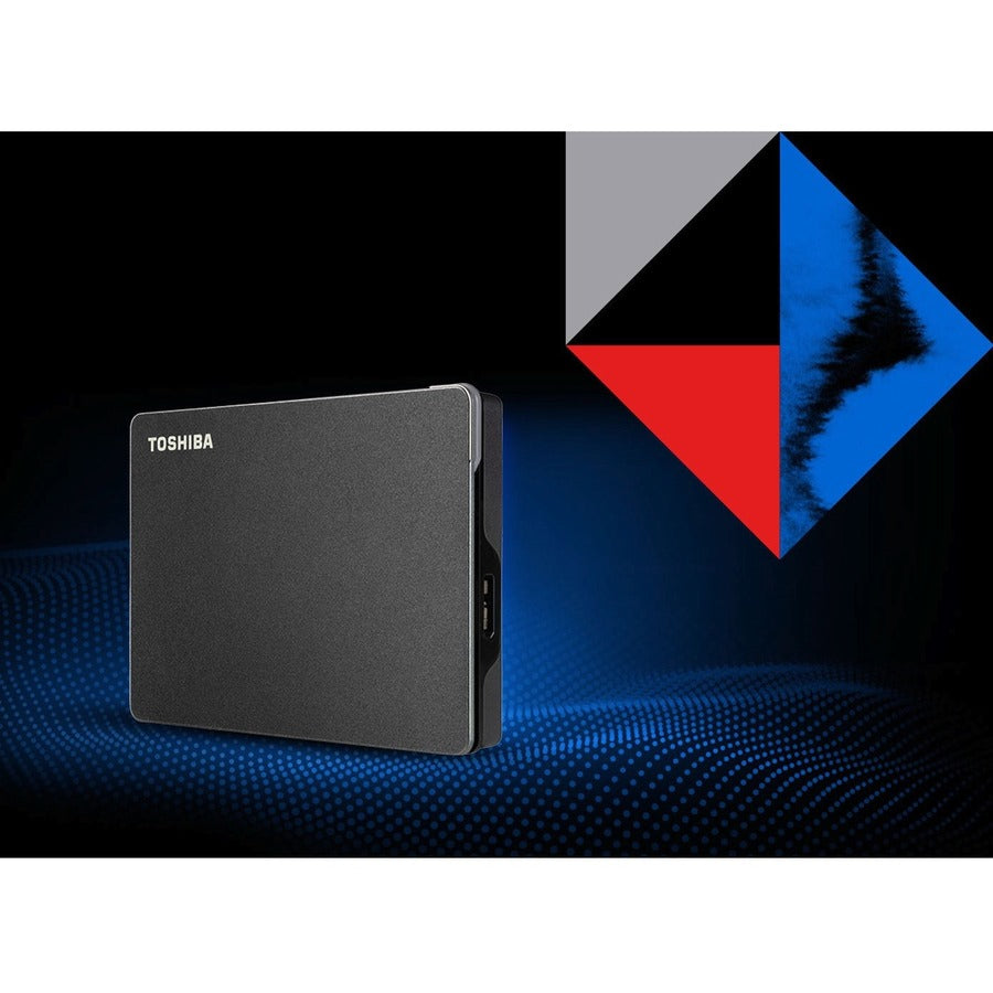 Toshiba Canvio Gaming HDTX140XK3CA 4 TB Portable Hard Drive - External - Black | SKU TX140XK3CA