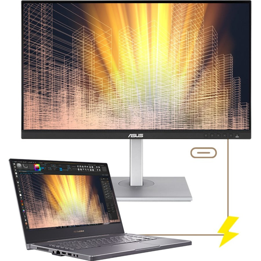 ASUS ProArt Display 27" 1440P Monitor (PA278CV) - QHD (2560 x 1440), IPS, 100% sRGB/Rec. 709, ?E < 2, Calman Verified, USB Hub, USB-C, DisplayPort Daisy-Chaining, HDMI, Eye Care, Height Adjustable | SKU AS-PA278CV
