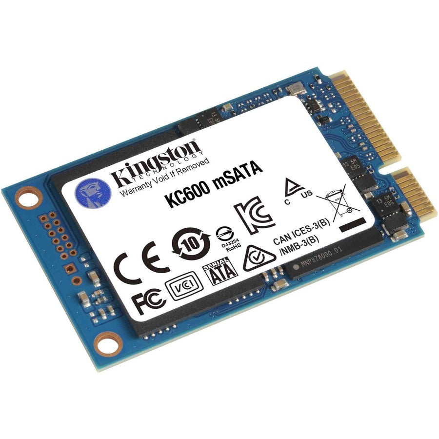 Kingston KC600 1 TB Solid State Drive - mSATA Internal - SATA (SATA/600) | SKU SKC600M1TB