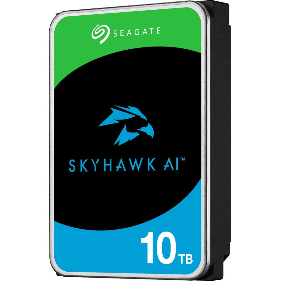 Seagate SkyHawk AI ST10000VE001 10 TB Hard Drive - 3.5" Internal - SATA (SATA/600) - Conventional Magnetic Recording (CMR) Method | SKU HD-ST10VE1