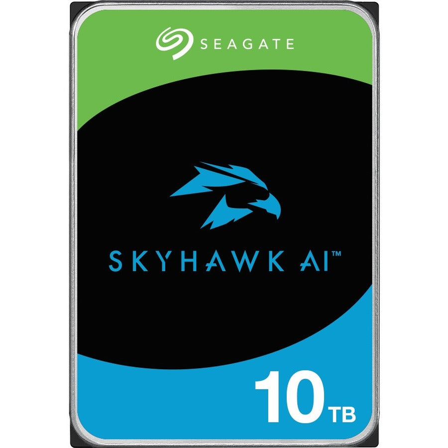 Seagate SkyHawk AI ST10000VE001 10 TB Hard Drive - 3.5" Internal - SATA (SATA/600) - Conventional Magnetic Recording (CMR) Method | SKU HD-ST10VE1