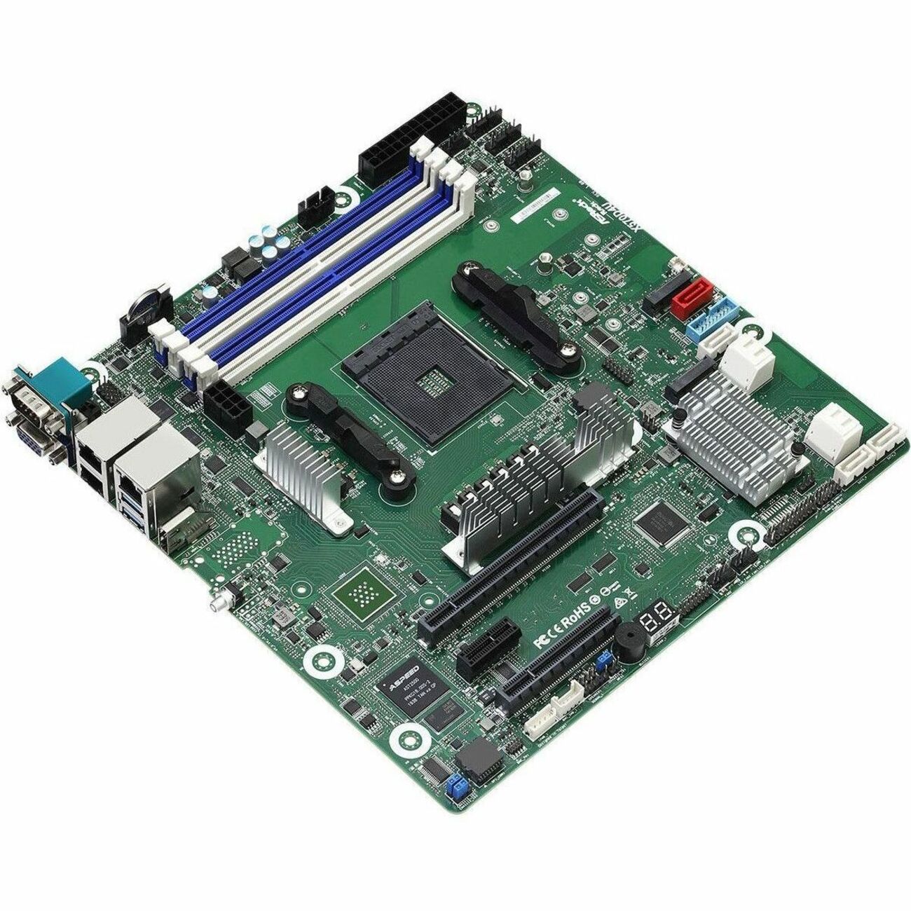 ASRock Rack X570D4U Server Motherboard - AMD X570 Chipset - Socket AM4 - Micro ATX | SKU MB-X570D4U