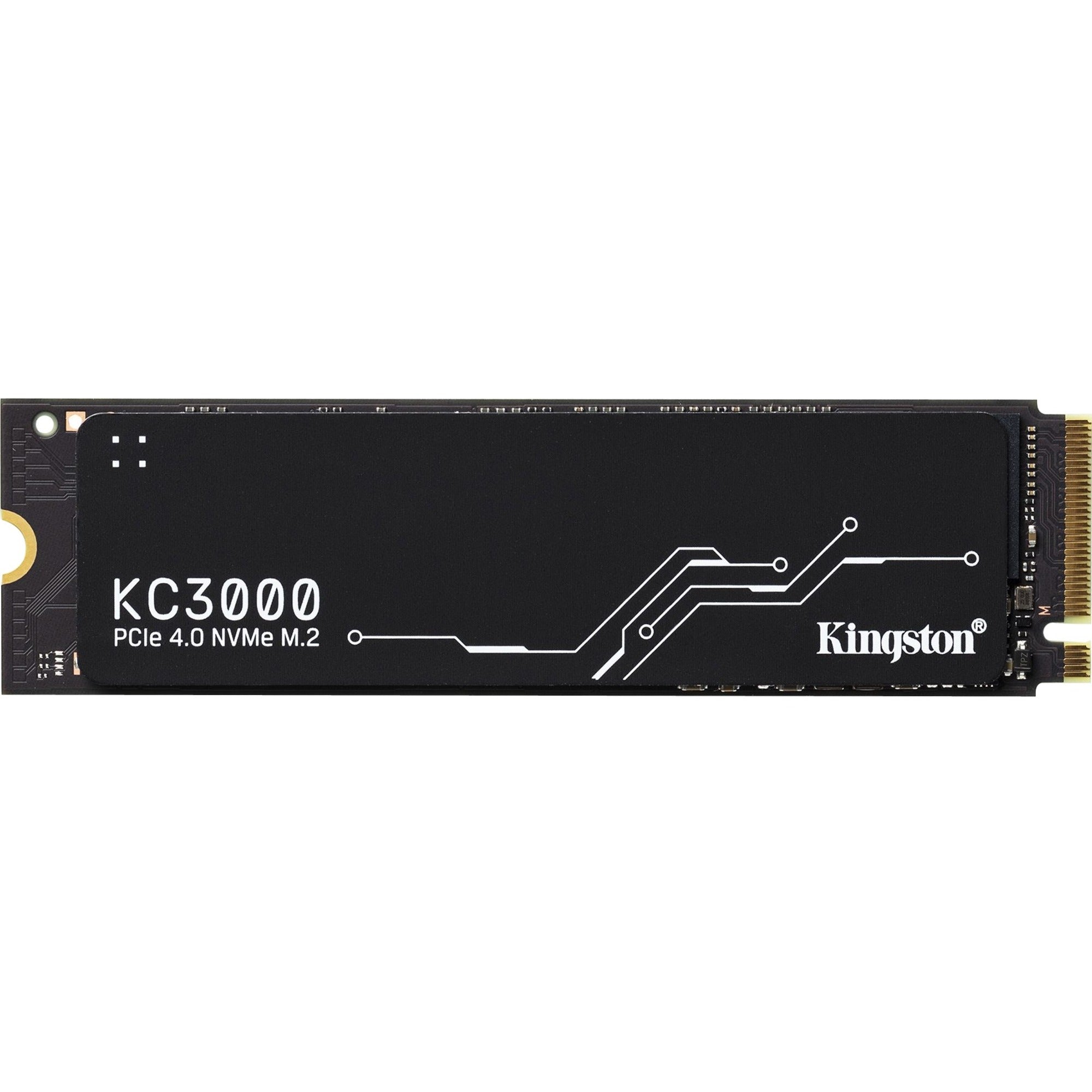 Kingston KC3000 512 GB Solid State Drive - M.2 2280 Internal - PCI Express NVMe (PCI Express NVMe 4.0 x4) | SKU SKC3000512