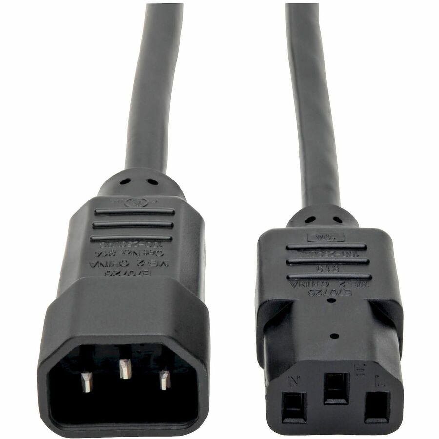 Eaton Tripp Lite Series PDU Power Cord, C13 to C14 - 10A, 250V, 18 AWG, 6 ft. (1.83 m), Black | SKU TL-P004006