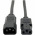 Eaton Tripp Lite Series PDU Power Cord, C13 to C14 - 10A, 250V, 18 AWG, 6 ft. (1.83 m), Black | SKU TL-P004006