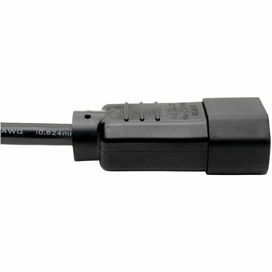Eaton Tripp Lite Series PDU Power Cord, C13 to C14 - 10A, 250V, 18 AWG, 6 ft. (1.83 m), Black | SKU TL-P004006