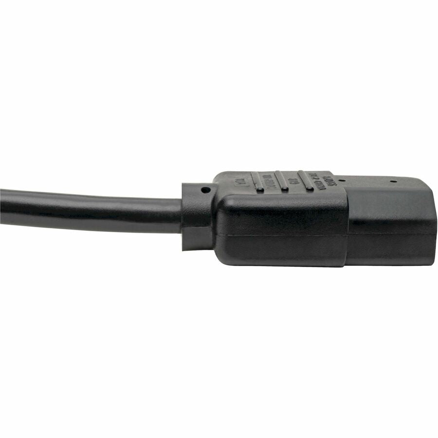 Eaton Tripp Lite Series PDU Power Cord, C13 to C14 - 10A, 250V, 18 AWG, 6 ft. (1.83 m), Black | SKU TL-P004006