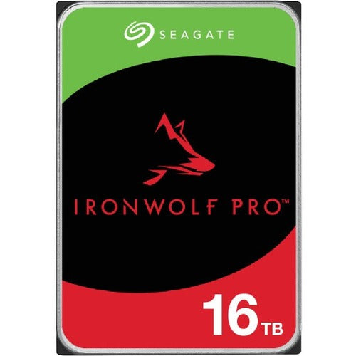 Seagate IronWolf Pro ST16000NT001 16 TB Hard Drive - 3.5" Internal - SATA (SATA/600) - Conventional Magnetic Recording (CMR) Method | SKU ST16TBNT01