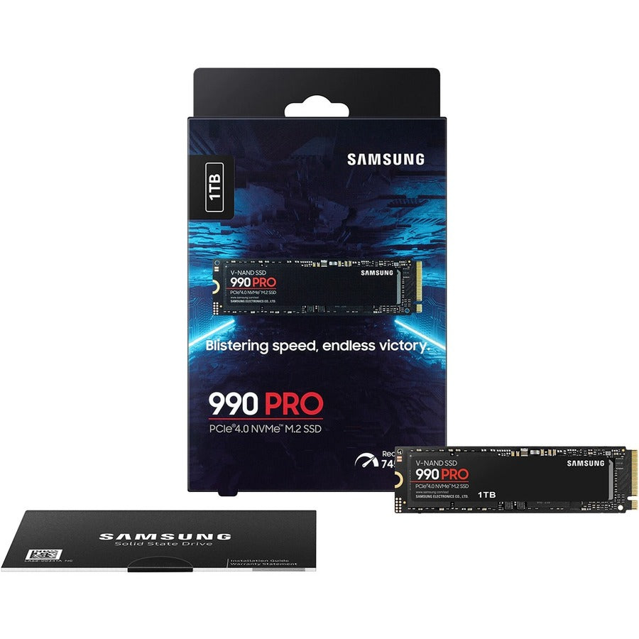 Samsung 990 PRO 1 TB Solid State Drive - M.2 2280 Internal - PCI Express NVMe (PCI Express NVMe 4.0 x4) | SKU MZ-V9P1T0B