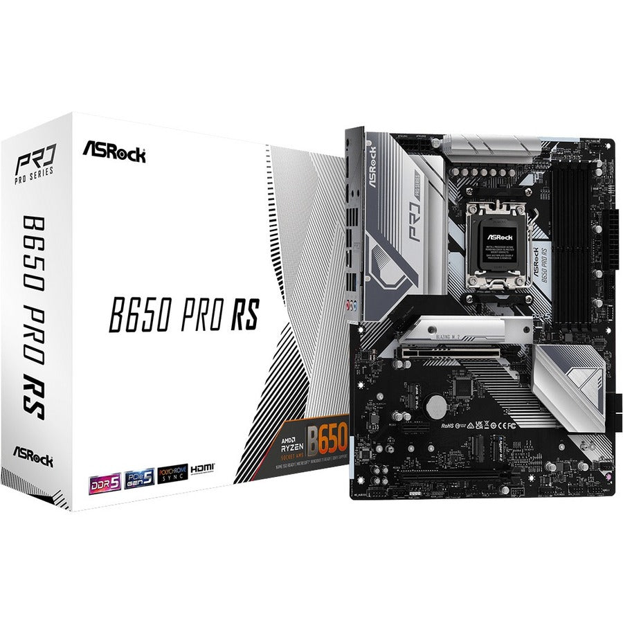 ASRock B650 PRO RS Gaming Desktop Motherboard - AMD B650 Chipset - Socket AM5 - ATX | SKU MB-B650PRS
