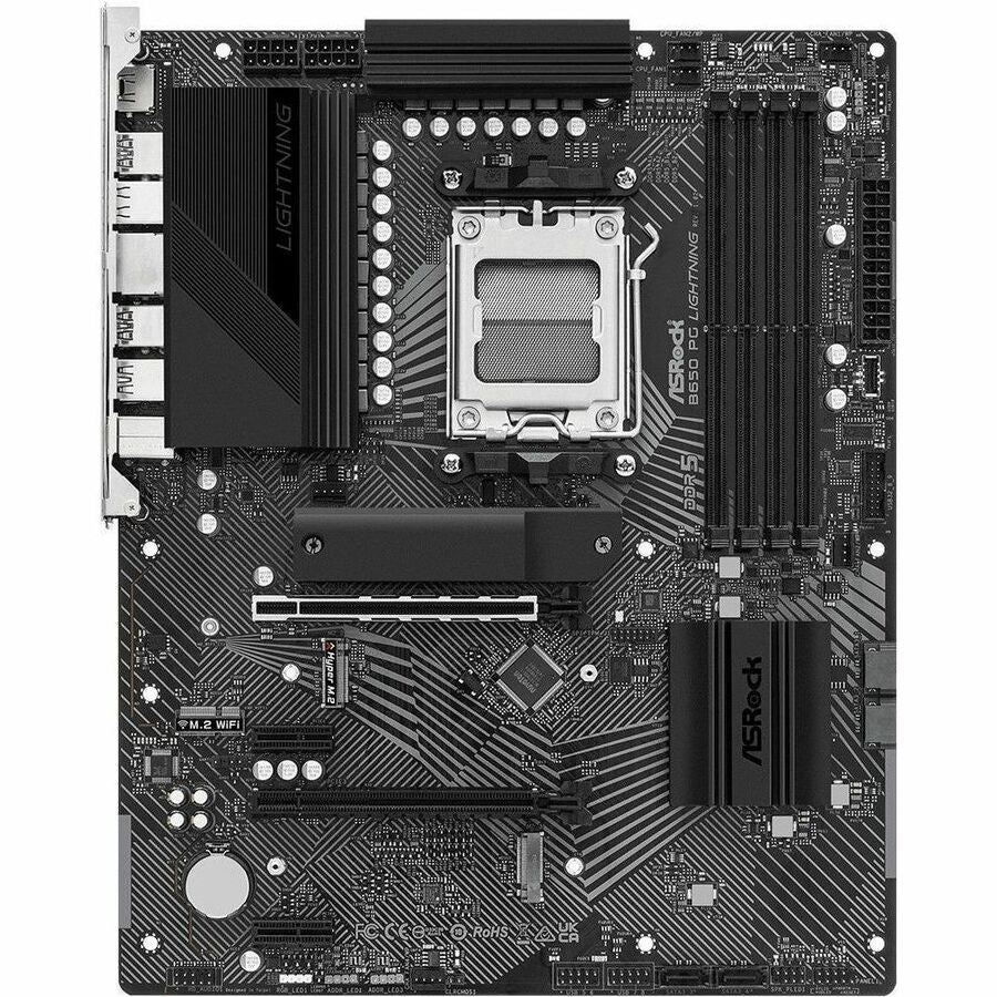 ASRock B650 PG LIGHTNING Gaming Desktop Motherboard - AMD B650 Chipset - Socket AM5 - ATX | SKU MB-B650PGL