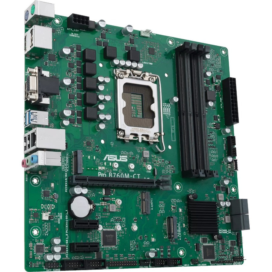 Asus Pro B760M-CT-CSM Industrial Motherboard - Intel B760 Chipset - Socket LGA-1700 - Micro ATX | SKU MB-PB76MCT