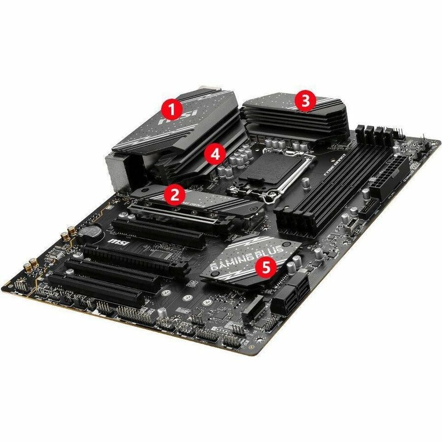 MSI B760 GAMING PLUS WIFI Gaming Desktop Motherboard - Intel B760 Chipset - Socket LGA-1700 - ATX | SKU MB-B76GPLW