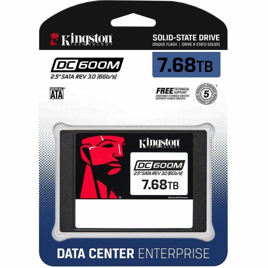 Kingston DC600M 7.50 TB Solid State Drive - 2.5" Internal - SATA (SATA/600) - Mixed Use | SKU SEDC6M7680