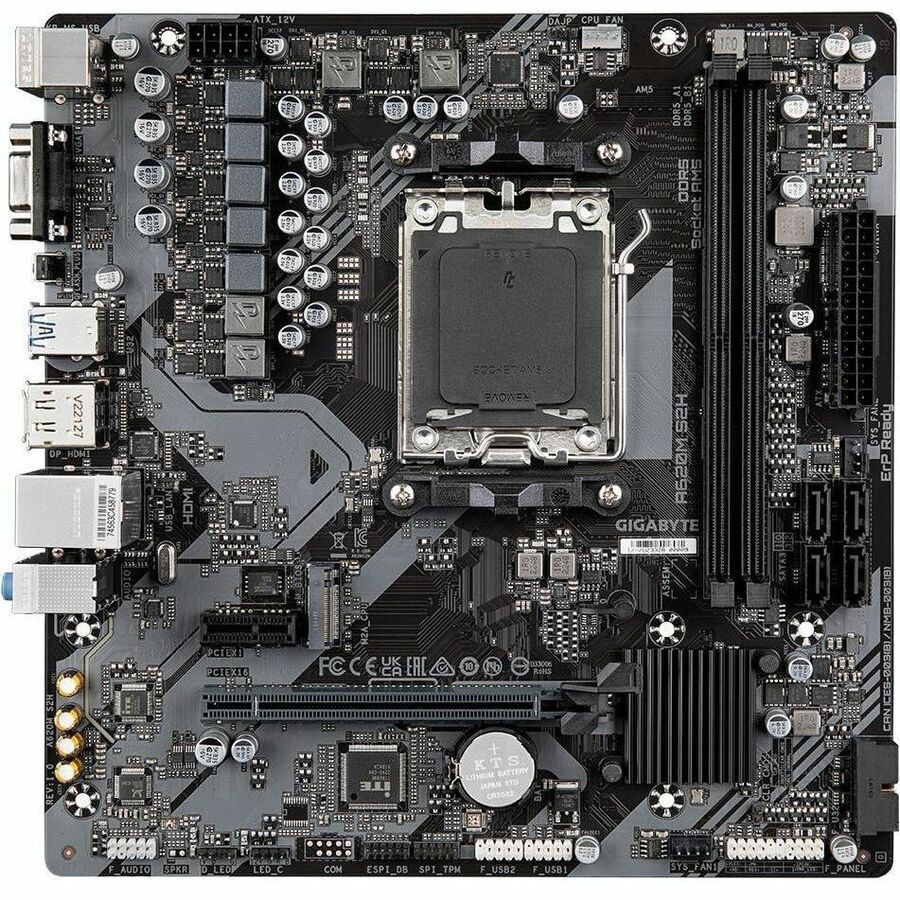 GIGABYTE Ultra Durable A620M S2H Desktop Motherboard - AMD A620 Chipset - Socket AM5 - Micro ATX | SKU MB-A62MS2H