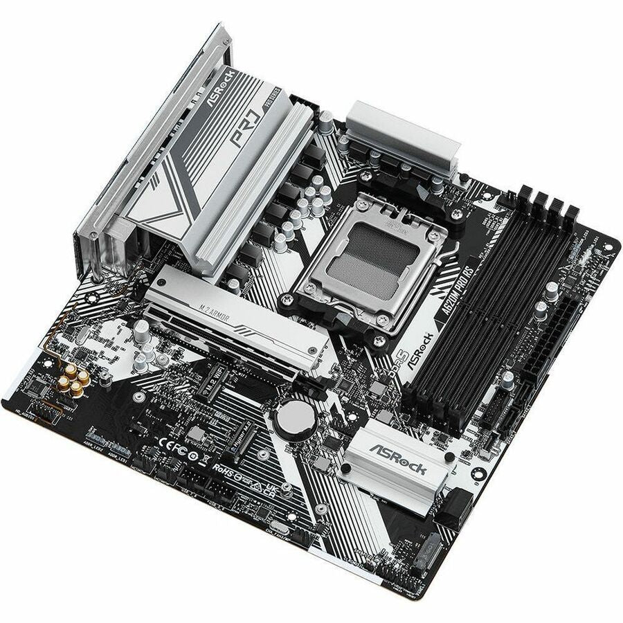 ASRock A620M Pro RS Gaming Desktop Motherboard - AMD A620 Chipset - Socket AM5 - Micro ATX | SKU MB-A62MPRS
