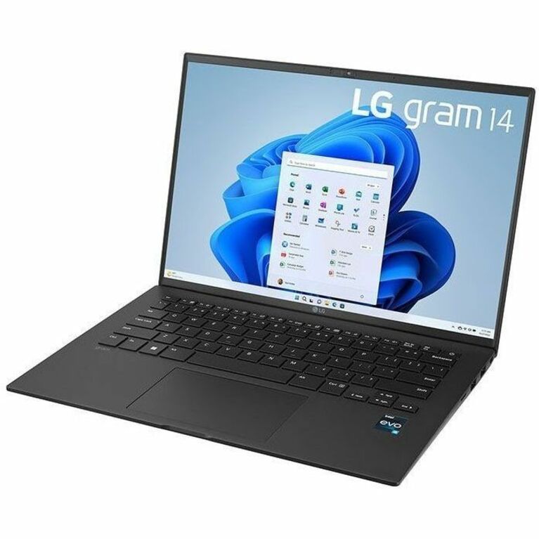 LG gram 14Z90R-Q.APB4U1 14" Notebook - WUXGA - 60 Hz - Intel Core i5 13th Gen i5-1350P - vPro Technology - 16 GB - 256 GB PCI Express NVMe 4.0 SSD - Obsidian Black