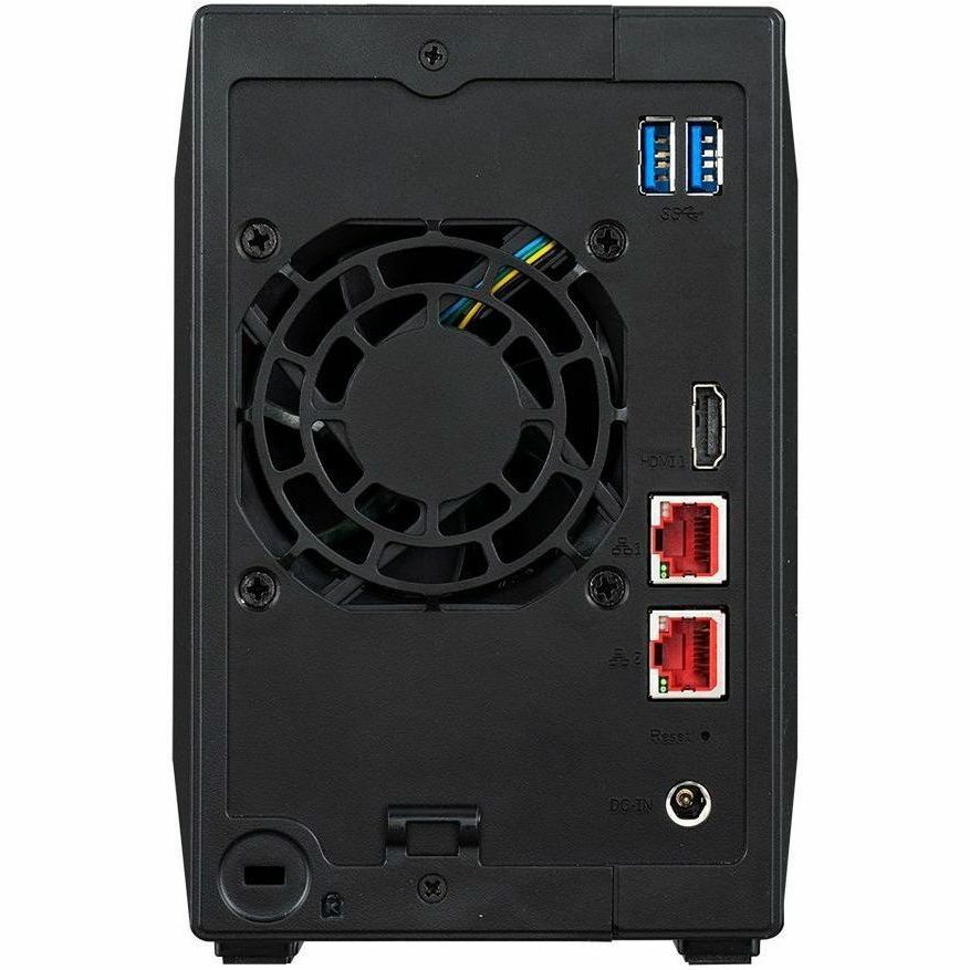 Asustor AS5402T, 2 Bay NAS, Intel Quad-Core 2.0GHz CPU, 4X M.2 NVMe SSD Slots, 2x2.5GbE Ports, 4GB DDR4 RAM, for Gaming and Live Stream, Network Attached Storage(Diskless) | SKU NS-AS5402T
