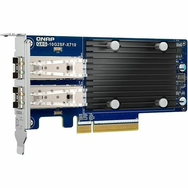 QNAP QXG-10G2SF-X710 Dual-port, 10 GbE Network Expansion Card | SKU QP-10G2SX7