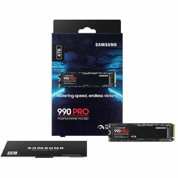 Samsung 990 PRO 4 TB Solid State Drive - M.2 2280 Internal - PCI Express NVMe (PCI Express 4.0 x4) | SKU MZ-V9P4T0B