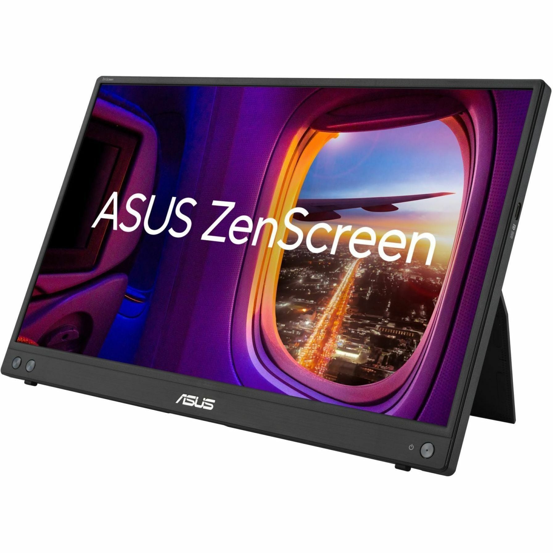 Asus ZenScreen MB16AHV 16" Class Full HD LED Monitor - 16:9 - Black | SKU AS-MB16AHV