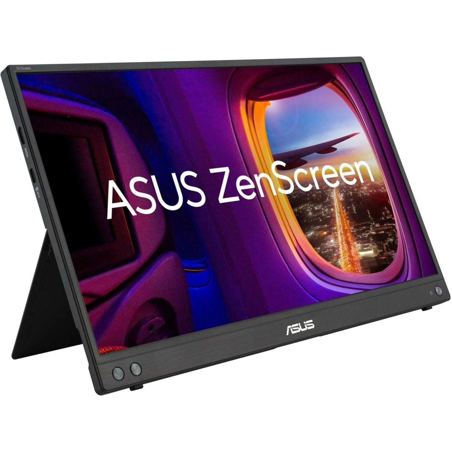 Asus ZenScreen MB16AHV 16" Class Full HD LED Monitor - 16:9 - Black | SKU AS-MB16AHV