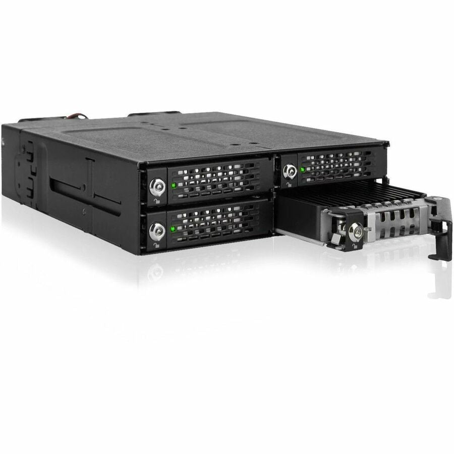 Icy Dock ToughArmor MB873MP-B V2 Drive Enclosure for 5.25" M.2, PCI Express NVMe 4.0 - SFF-8612 OCuLink Host Interface Internal - Black | SKU EN-MB873V2