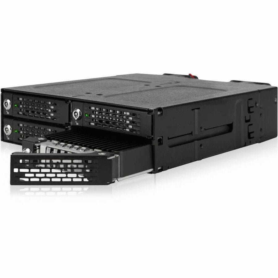 Icy Dock ToughArmor MB873MP-B V2 Drive Enclosure for 5.25" M.2, PCI Express NVMe 4.0 - SFF-8612 OCuLink Host Interface Internal - Black | SKU EN-MB873V2