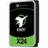 Seagate Exos X24 ST24000NM002H 24 TB Hard Drive - 3.5" Internal - SATA (SATA/600) - Conventional Magnetic Recording (CMR) Method | SKU HD-ST24T2H