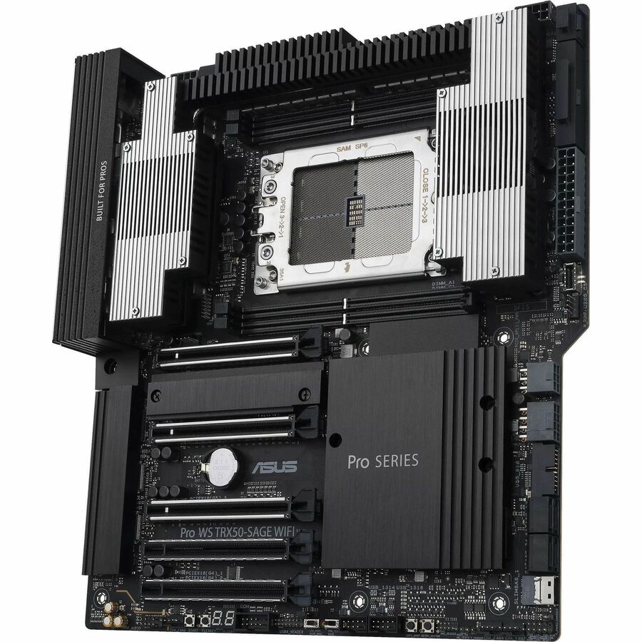 Asus PRO WS TRX50-SAGE WIFI Desktop Motherboard - AMD TRX50 Chipset - Socket sTR5 - SSI CEB | SKU MB-PWT50SW