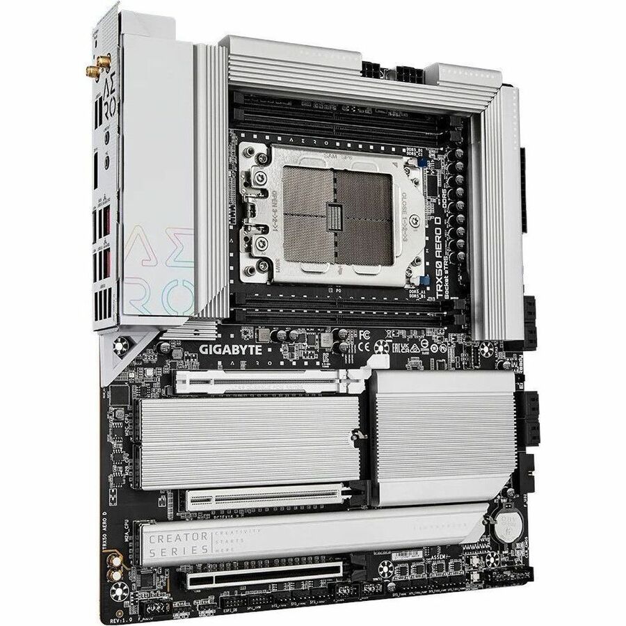 GIGABYTE Ultra Durable TRX50 AERO D Desktop Motherboard - AMD TRX50 Chipset - Socket sTR5 - Extended ATX | SKU MB-TRX5ARD