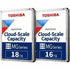 Toshiba MG09 MG09ACA16TE 16 TB Hard Drive - 3.5" Internal - SATA (SATA/600) - Conventional Magnetic Recording (CMR) Method | SKU MG09ACA16E
