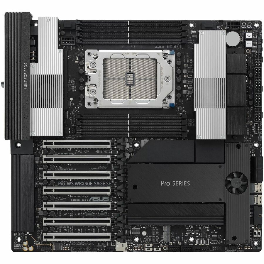 Asus WS WRX90E-SAGE SE Workstation Motherboard - AMD WRX90 Chipset - Socket sTR5 - SSI EEB | SKU MB-PWX90SE
