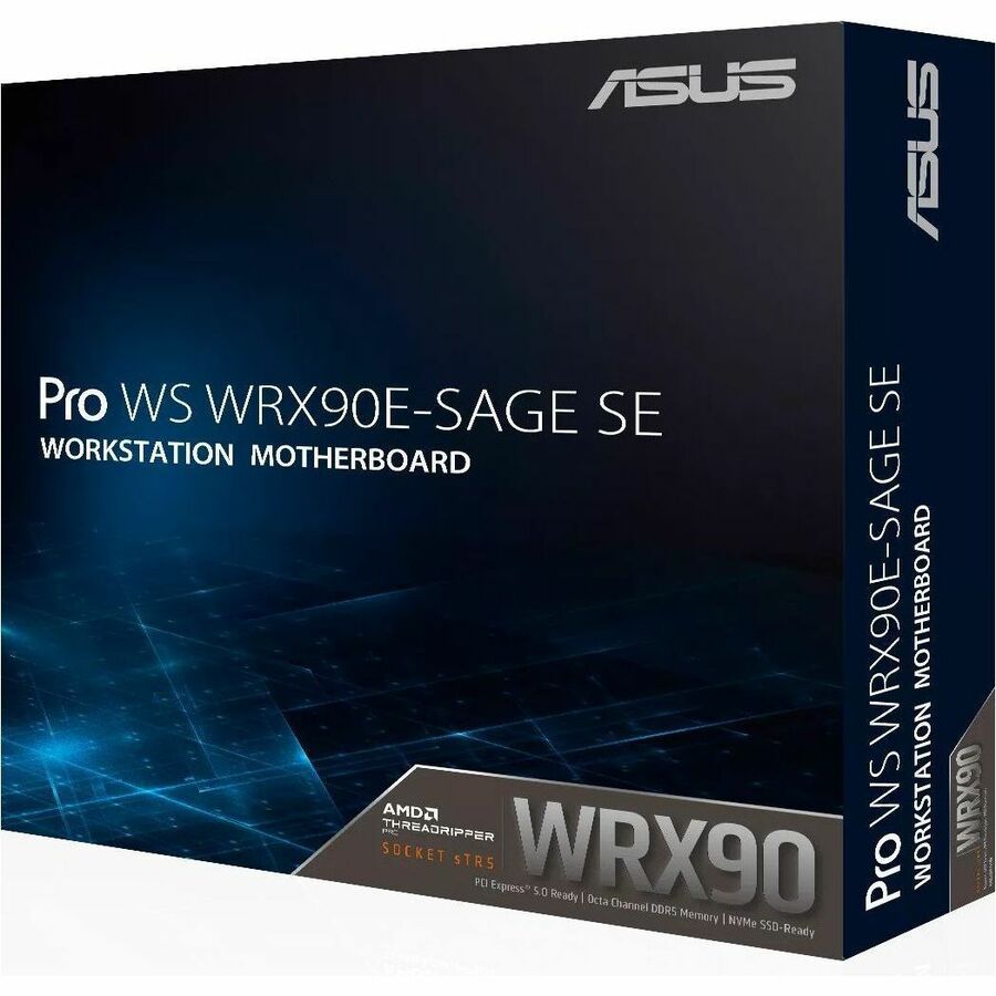 Asus WS WRX90E-SAGE SE Workstation Motherboard - AMD WRX90 Chipset - Socket sTR5 - SSI EEB | SKU MB-PWX90SE
