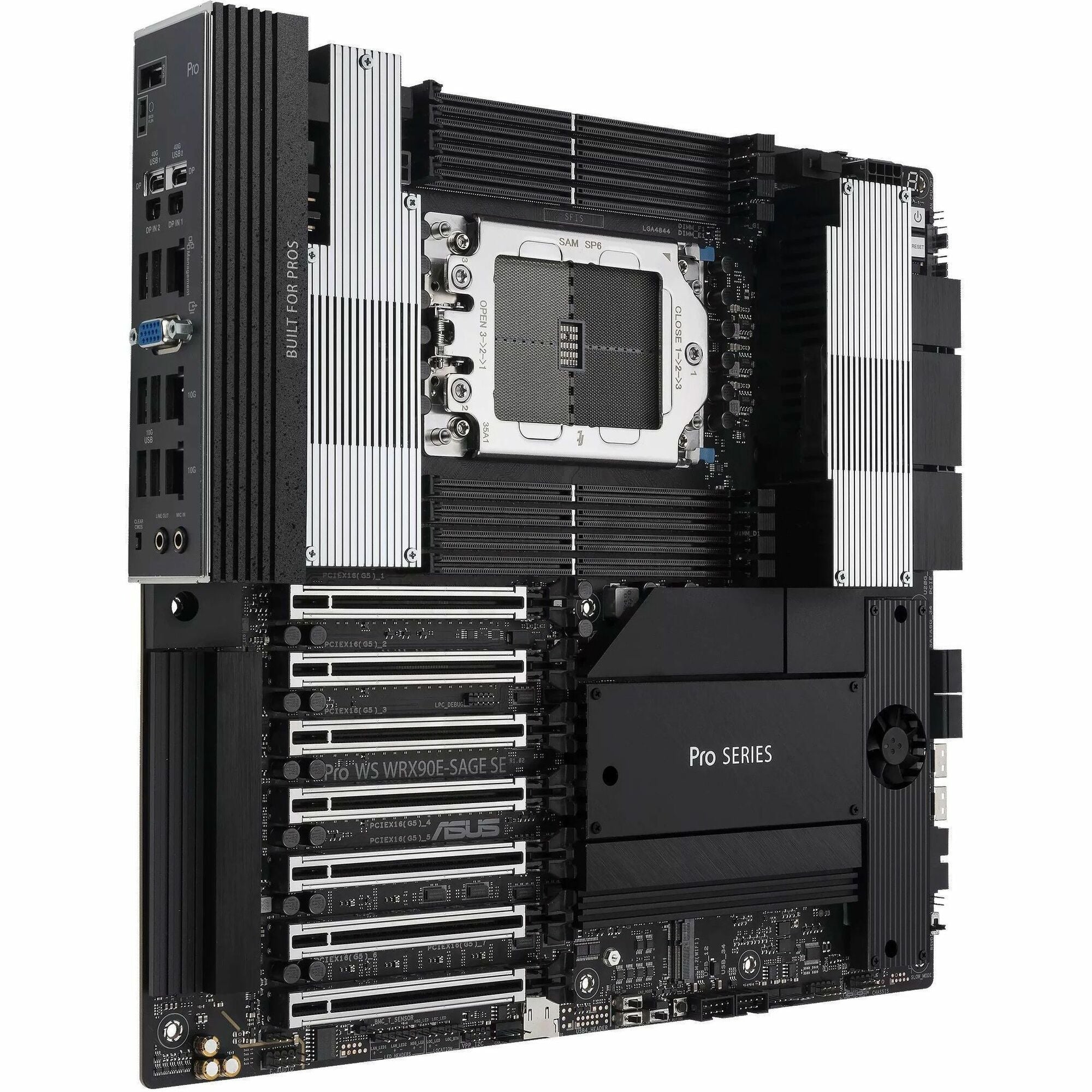 Asus WS WRX90E-SAGE SE Workstation Motherboard - AMD WRX90 Chipset - Socket sTR5 - SSI EEB | SKU MB-PWX90SE