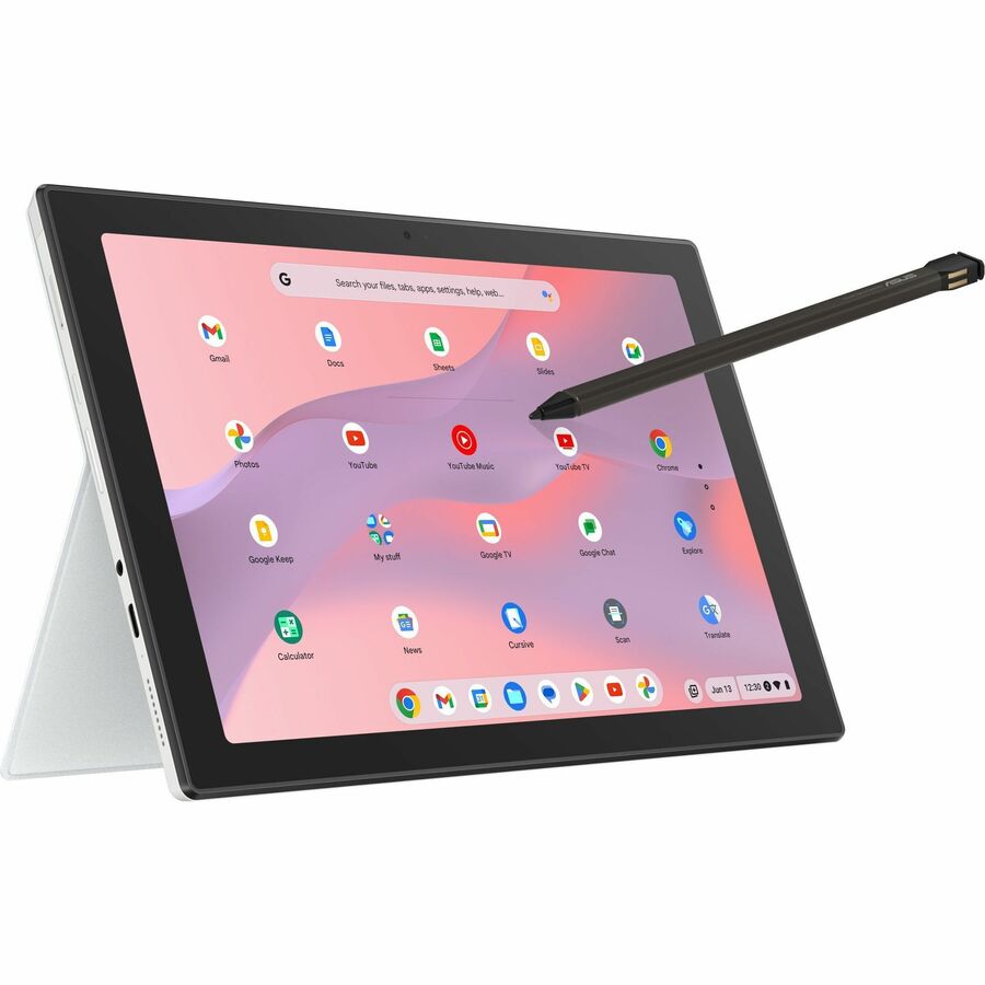 Asus Chromebook Detachable CM3 CM3001DM2A-YZ44T-S 10.5" Touchscreen Rugged Detachable 2 in 1 Chromebook - WUXGA - Octa-core (ARM Cortex A76 + Cortex A55) - 4 GB - 64 GB Flash Memory - Foggy Silver