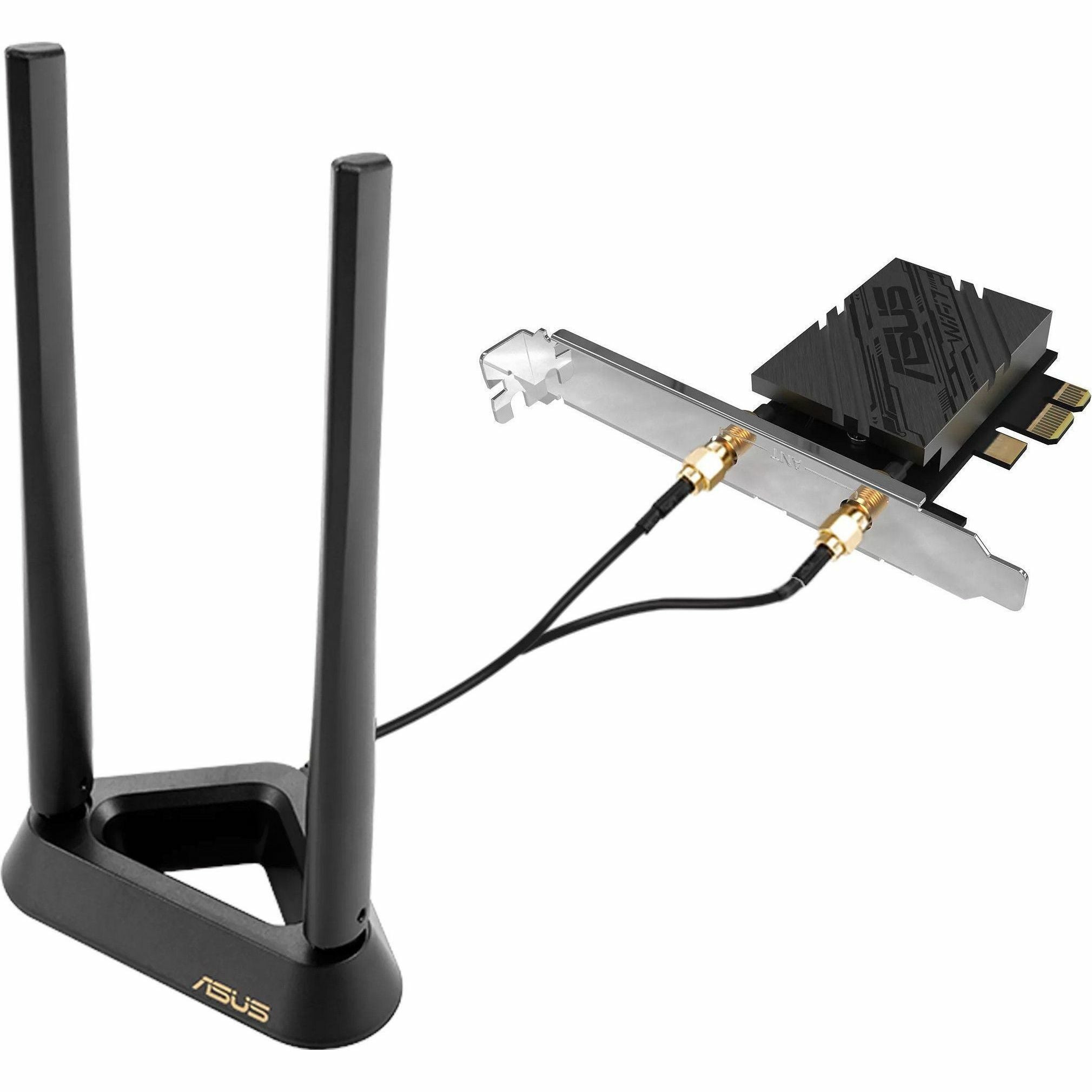 Asus PCE-BE92BT IEEE 802.11be Bluetooth 5.4 Wi-Fi/Bluetooth Combo Adapter for Computer -TAA-compliant | SKU AS-EBE92BT