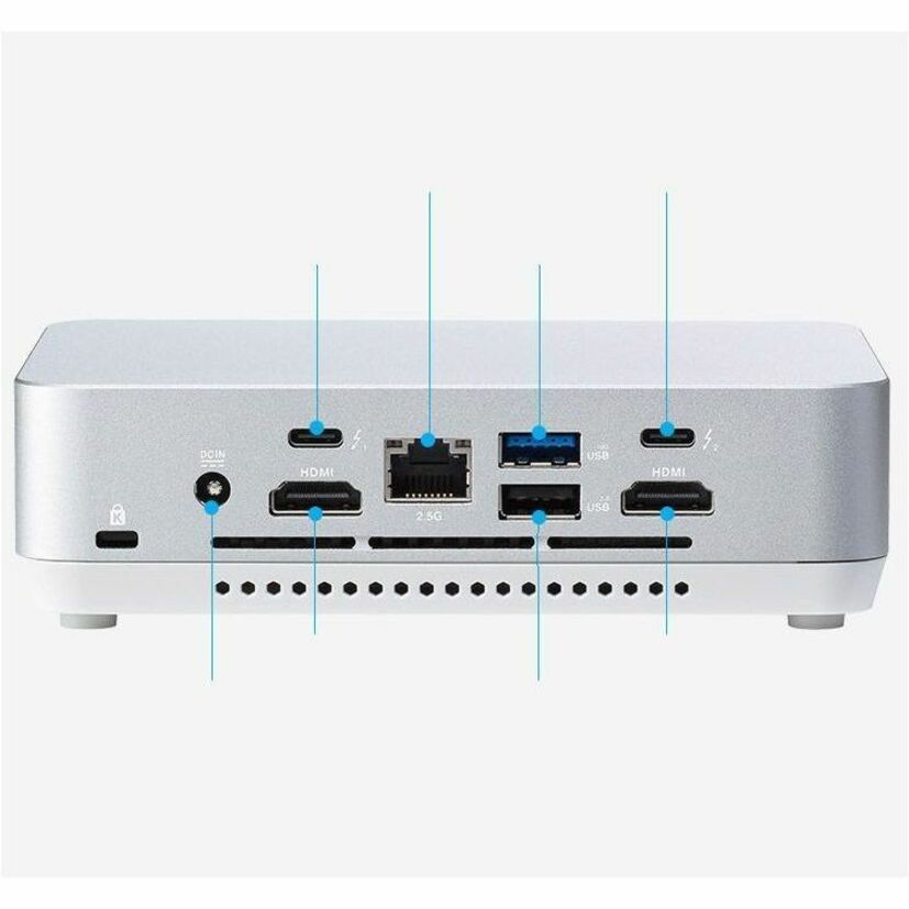 Asus NUC 14 Pro+ Barebone System - Mini PC - Core Ultra 7 14th Gen 155H | SKU AS-N14RV7U