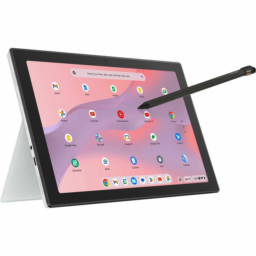 Asus Chromebook Detachable CM30 CM3001DM2A-YZ88T-S 10.5" Touchscreen Rugged Detachable 2 in 1 Chromebook - WUXGA - Octa-core (ARM Cortex A76 + Cortex A55) - 8 GB - 128 GB Flash Memory - Fog Silver | SKU AS-CM31Z88