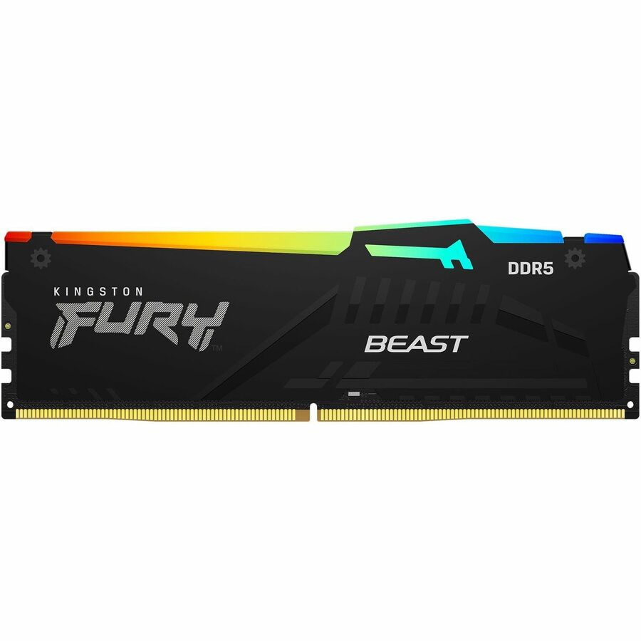 Kingston 64GB (2x32GB) DDR5 6400MT/s CL32 FURY Beast Black RGB EXPO | SKU KF64BEAK64