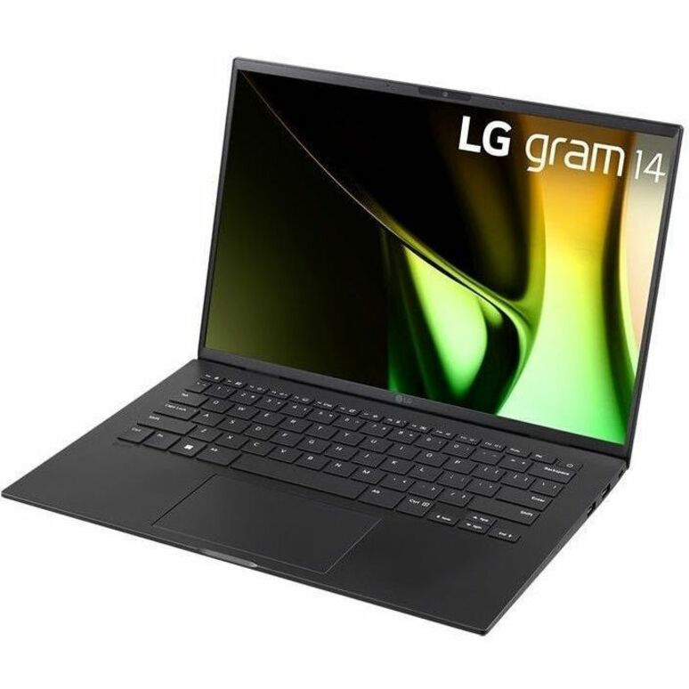 LG gram 14Z90S-V 14Z90S-V.APB2U1 14" Notebook - WUXGA - 60 Hz - Intel Core Ultra 5 1st Gen 125H - 16 GB - 256 GB PCI Express NVMe 4.0 SSD - Obsidian Black