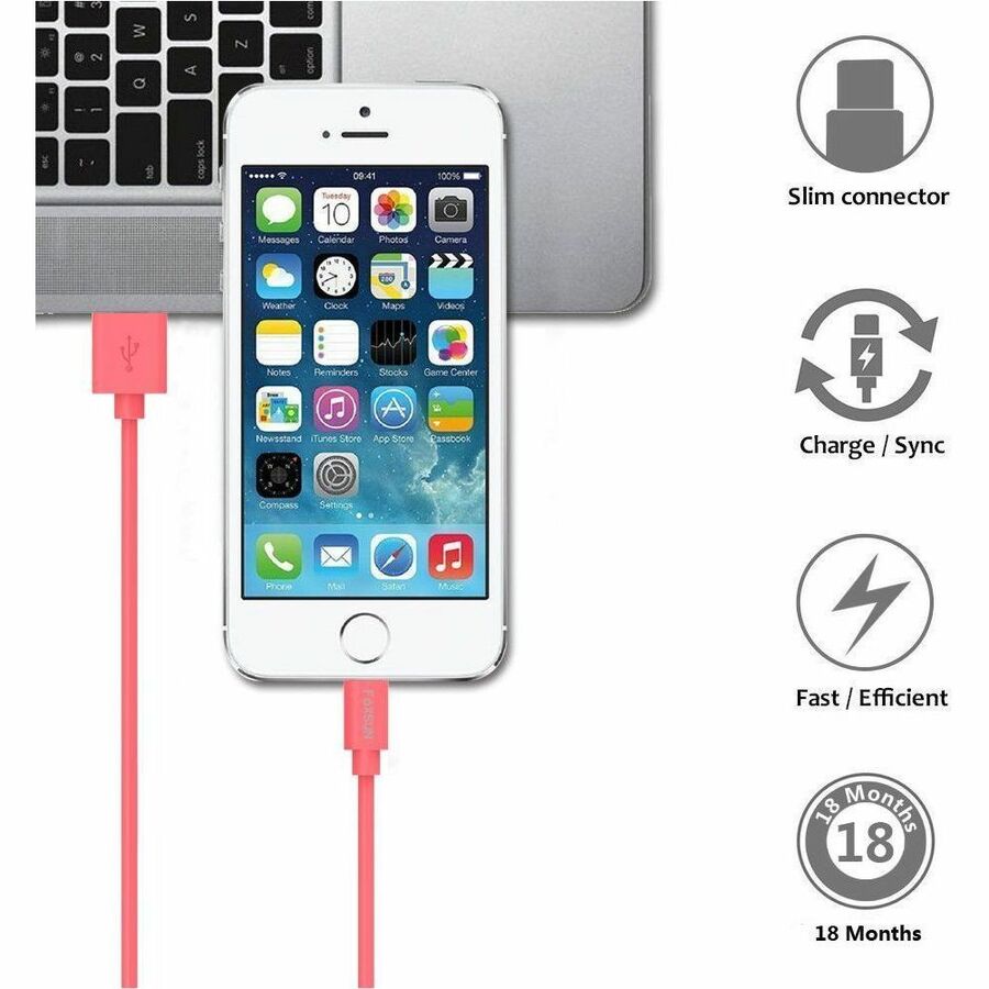 FOXSUN Lightning/USB Data Transfer Cable | SKU FS-MFI1MR