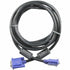 Vcom VGA Cable HD 15 M/F 3+4 +2 Ferrite | SKU VC-VGA10F
