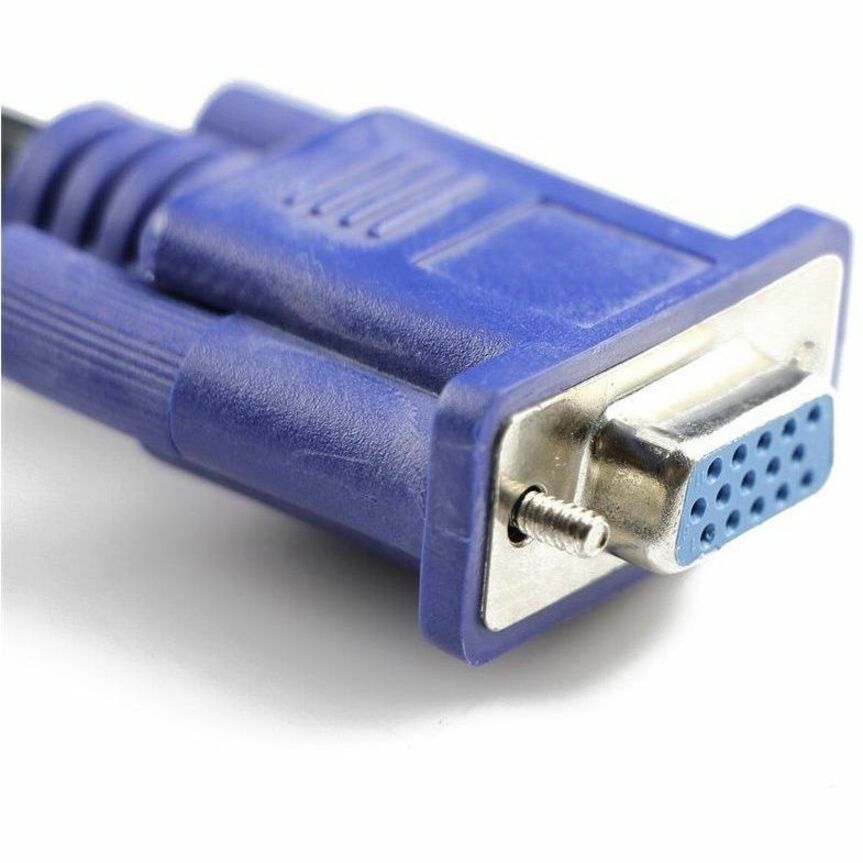 Vcom VGA Cable HD 15 M/F 3+4 +2 Ferrite | SKU VC-VGA10F