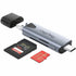 VegGieg V-C307 SD Card Reader, Dual Connector USB 3.0/USB C Memory Reader Adapter - Supports TF, Micro SD, Compatible with MacBook Pro, Air, iPad Galaxy S21 etc.
